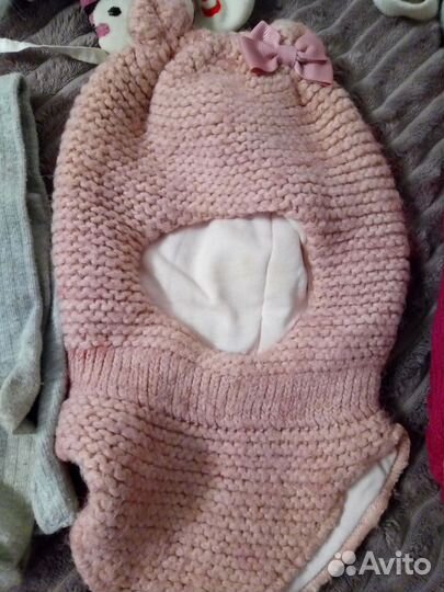 Шапка шлем и шапки на 1-2.5 года