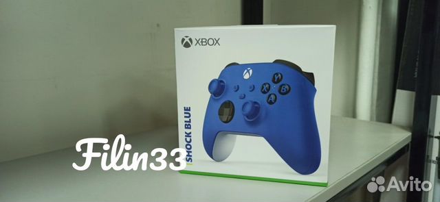 Геймпад для Xbox Series X/S/One Синий/Shock Blue