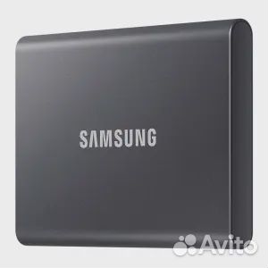 Внешний диск SSD Samsung T7, 2тб, серый