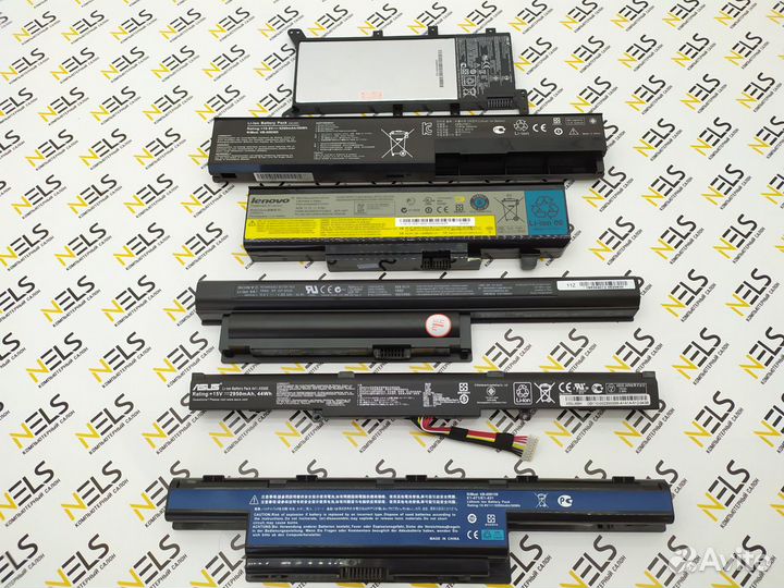 Аккумулятор для ноутбука Acer Asus HP Dell Lenovo