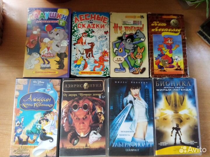 Кассеты для видеомагнитофона