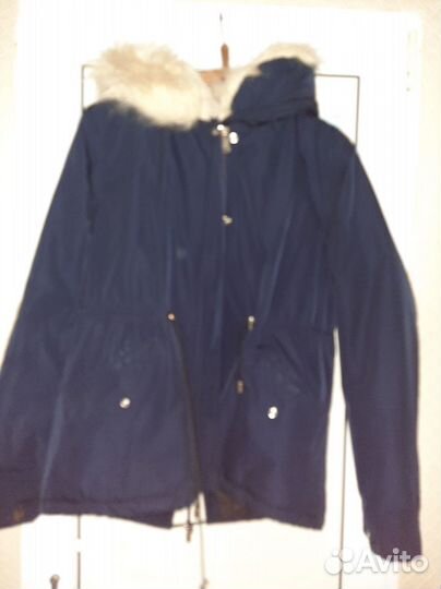 Куртка парка зимняя с мехом женская