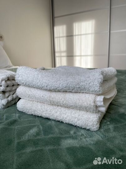 Полотенце махровые пакетом, для тела/рук бу