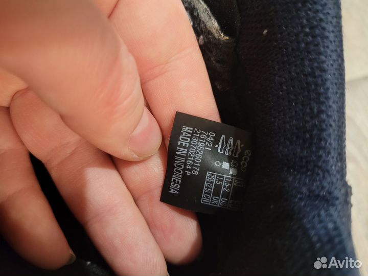 Ботинки ecco 33 размер