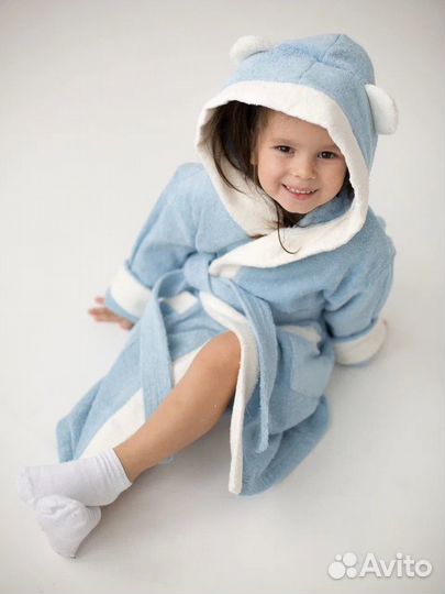 Детские махровые халаты