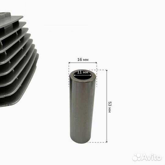Цилиндро-поршневая группа на мотоцикл 4Т 167FMM 25