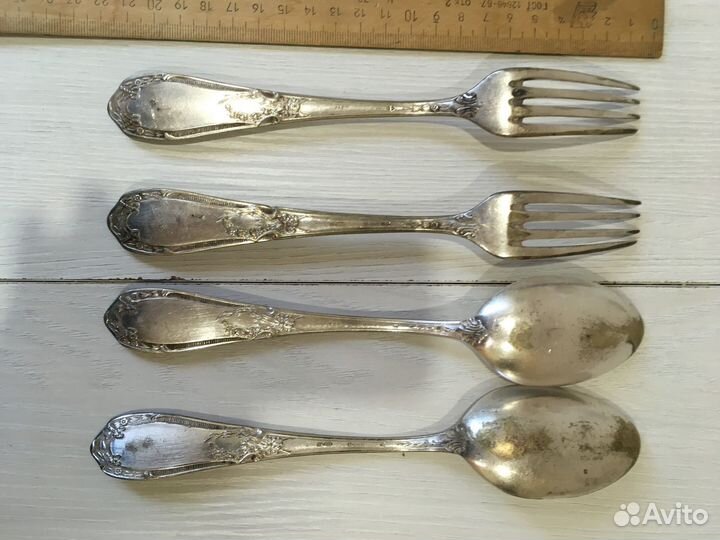 Ложки столовые мнц зиш мельхиор СССР