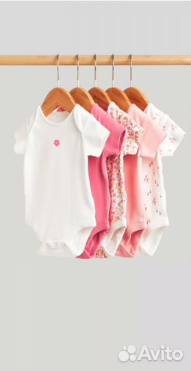 Боди Mothercare 56 Цветы комплект 5шт 56см