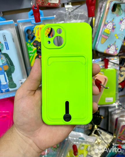 Чехлы с отделом под карту, iPhone 11/12/13/14