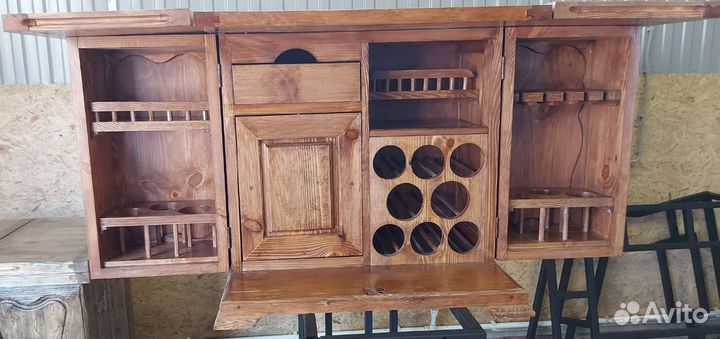 Бар из массива Дуба