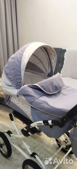 Коляска 3 в 1 индиго барбара