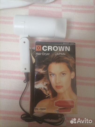 Фен дорожный, 2 плойки от