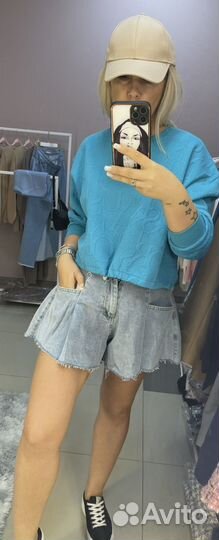 Шорты джинсовые