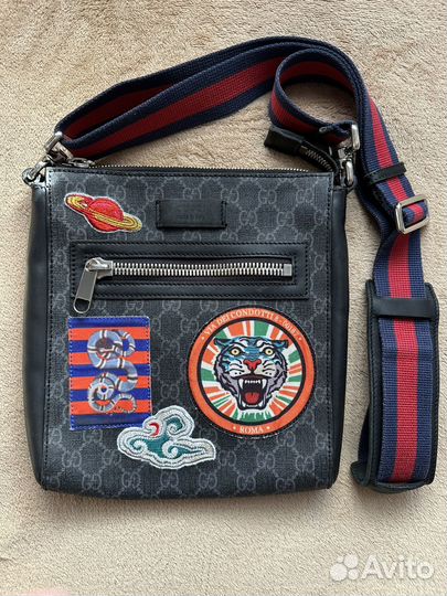 Сумка Gucci Night Courrier GG Supreme Messenger