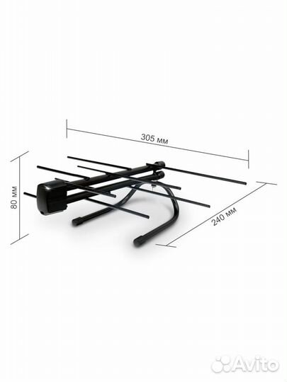 Антенна комнатная cadena BAS-5133-5V активная