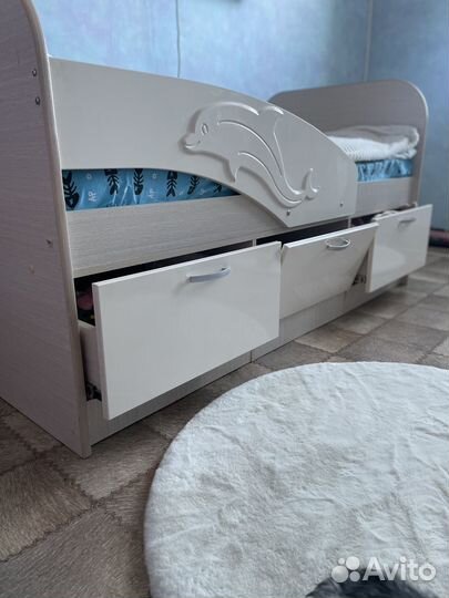 Детская кровать от 3 лет с матрасом 160