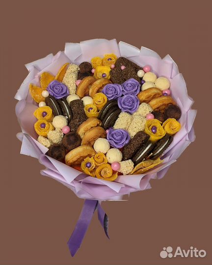 Съедобный букет женщине
