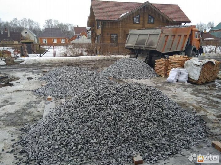 Щебень гравийный