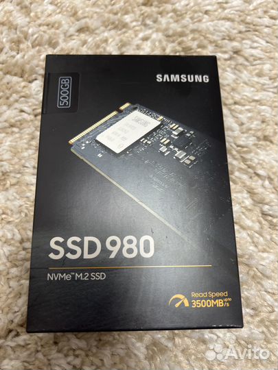 SSD m.2 (2280) Samsung 980 500Gb, nvme