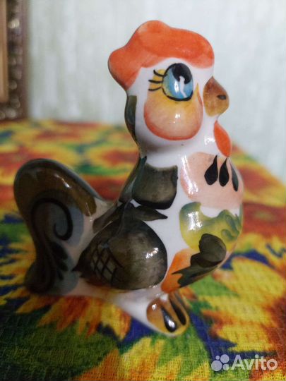 Статуэтки, фигурки.Петушок, человечек