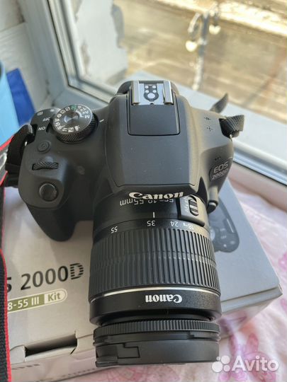 Фотоаппарат canon eos 2000d