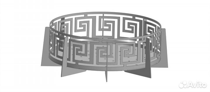 Костровой очаг. Чертежи