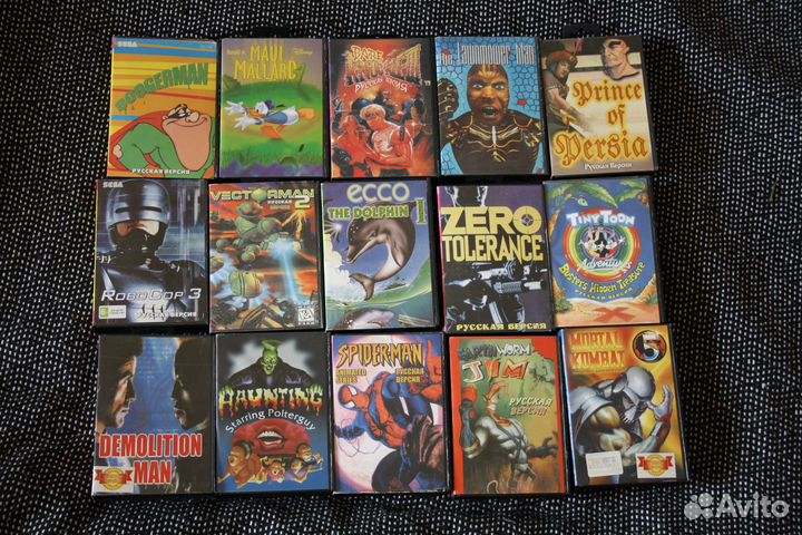 Картриджи для Sega 16 bit