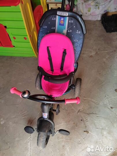 Детский велосипед с ручкой бу