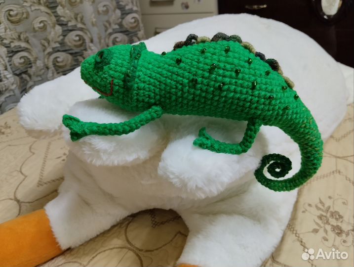 Хамелеон игрушка