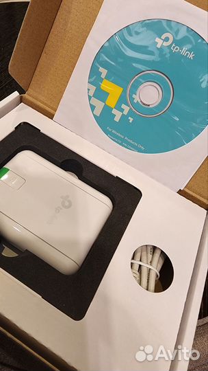 Сетевой адаптер TP-link TL-WN822N, белый