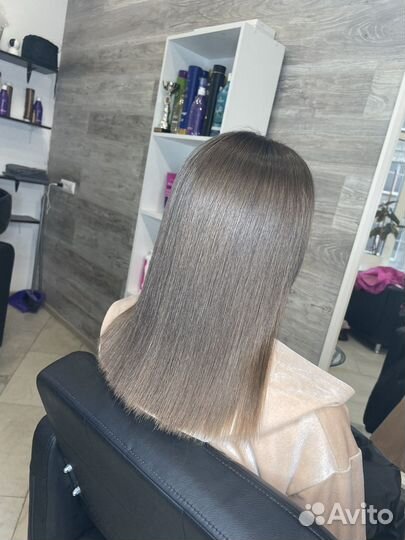 Кератиновое выпрямление