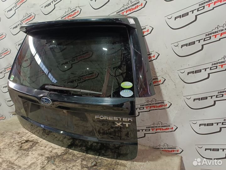 Дверь задняя subaru forester SH5 SH9 SHJ 60809SC0009P черный, 32J KE486