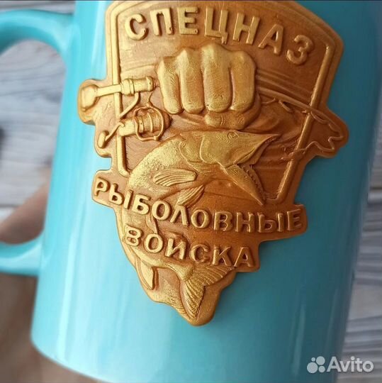 Мужская кружка ручной работы