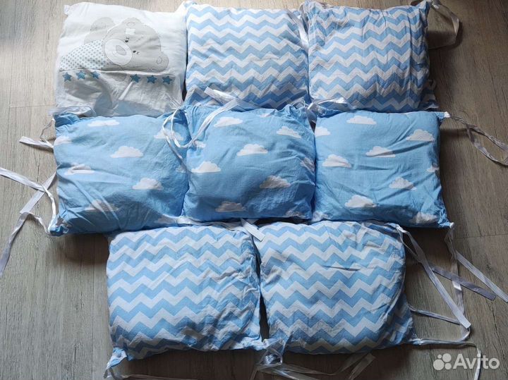 Бортики на детскую кроватку