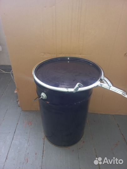 Ведро металлическое 25л с крышкой