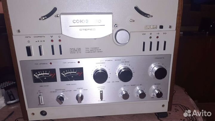 Катушечный магнитофон союз 110