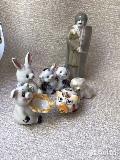 Фарфоровые статуэтки Горец