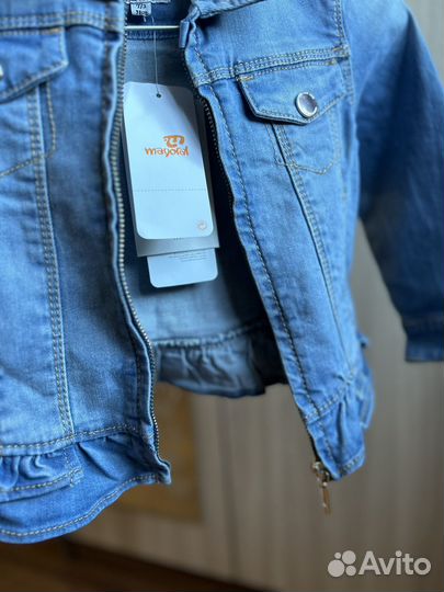 Джинсовка для девочки 98 см