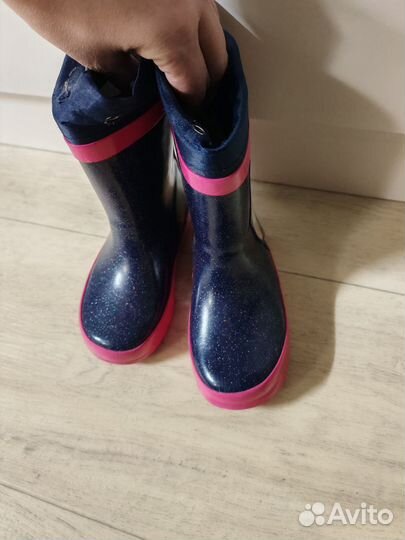 Резиновые сапоги для девочки 23