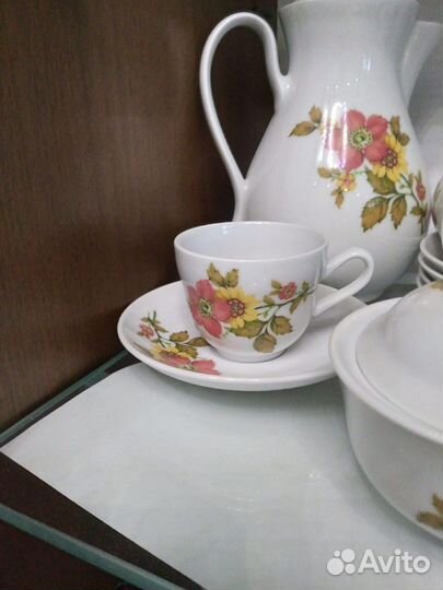 Кофейный сервиз Bohemia Чехословакия