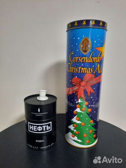 Подарочный тубус для бутылки