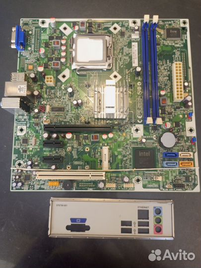 Lga 775 matx hp h-ig41-uat/ до 4Gb ddr3/core2qua