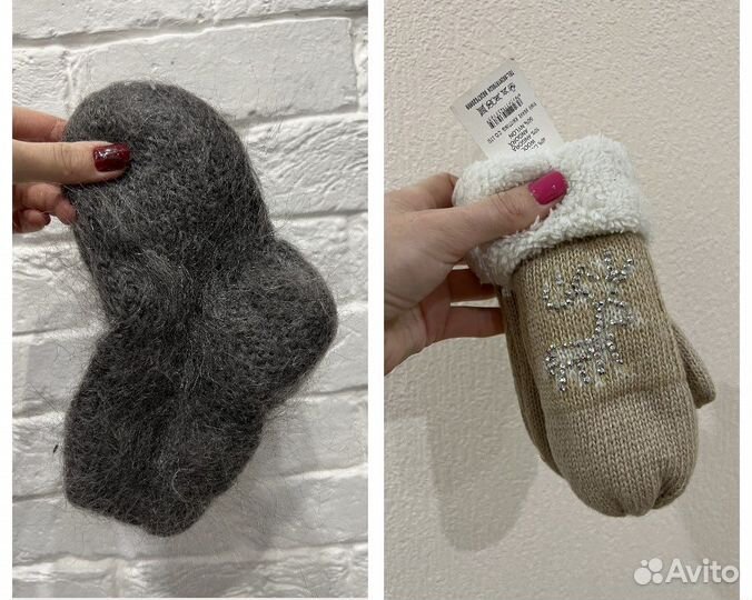 Варежки носки новые
