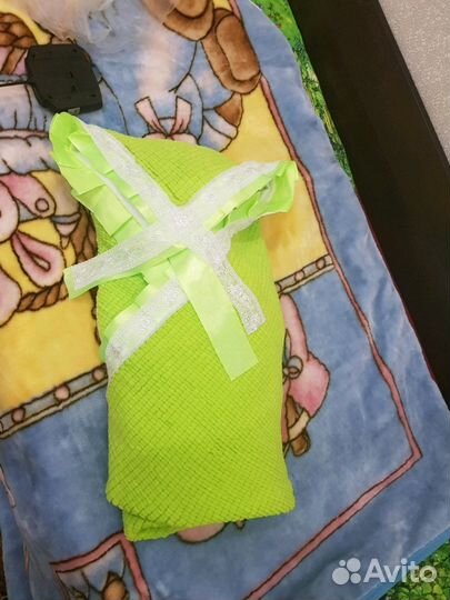 Детские вязаные пледы