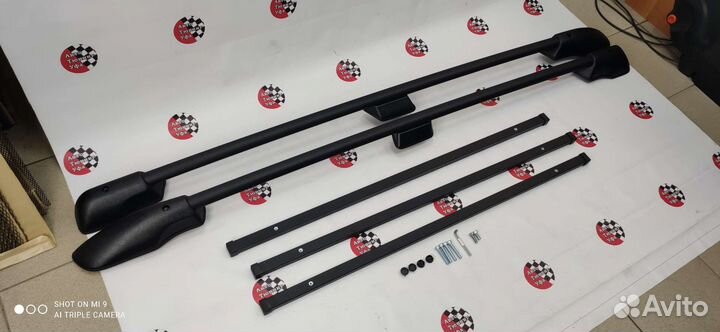 Рейлинги Лада Ларгус с поперечины