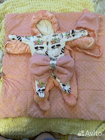 Конверт на выписку для девочки весна