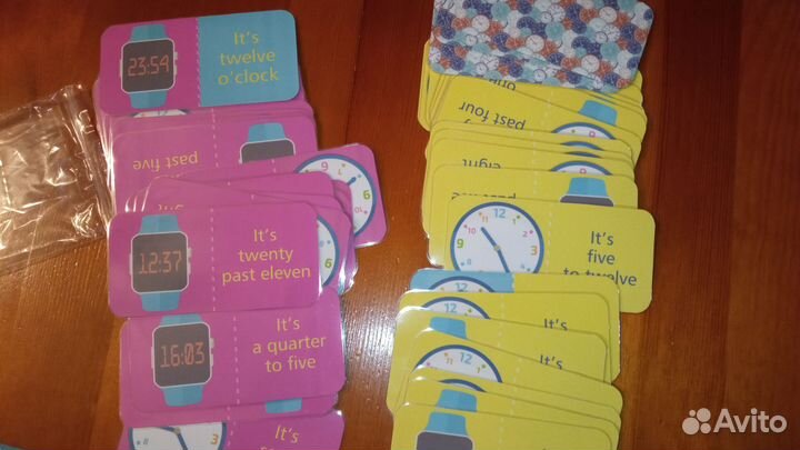 Карточки заламинированные