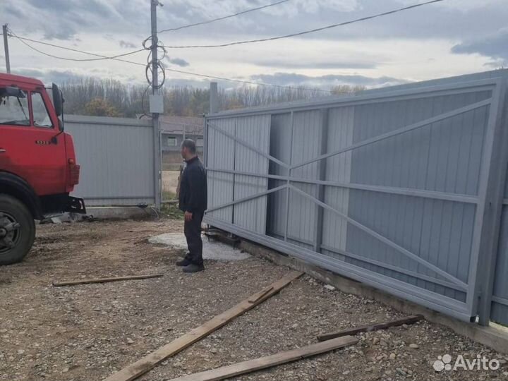 Каркас для откатных ворот