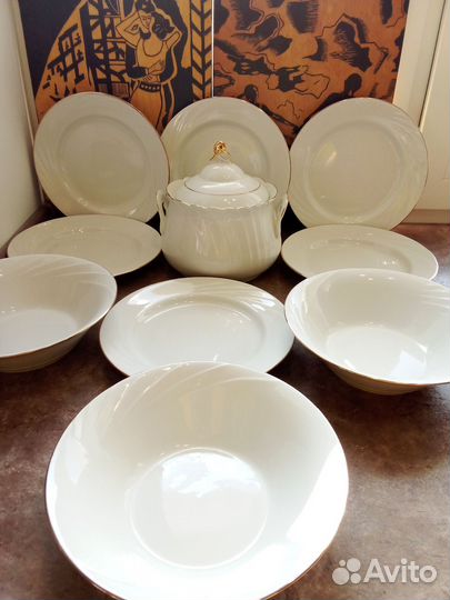 Набор столовой посуды. Сервиз Добрушинский фз