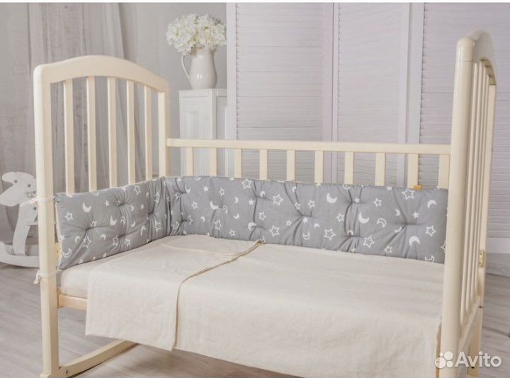 Бортики в детскую кроватку